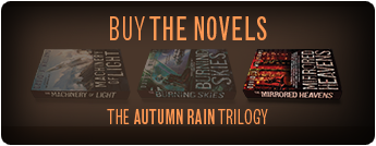 Buy The Mirrored Heavens, The Burning Skies, and The Machinery of Light